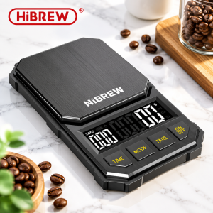 BH 1 NĂM - Cân màn hình điện tử định lượng cà phê phạm vi cân 0.3-1000g. Thương hiệu Mỹ cao cấp HiBREW A3-1
