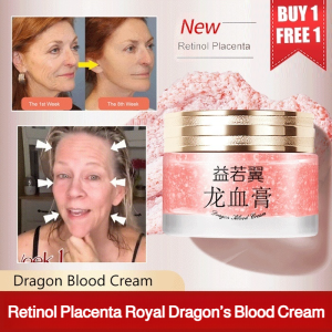 【Highly Effective Retinol】 Dragons Blood Easy Cream  Improve Fine Lines Moisturizing Placental Essence Face Cream