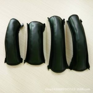 4pcs Cover Pelindung Sandaran Tangan Stroller Bayi Kulit PU Sarung Tangan Pelindung Pegangan Stroller