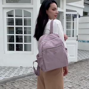 FCGStar New Arrival Large Capacity Nylon Backpack Female Waterproof Durable Computer Bags Portable School Bagpack for Students