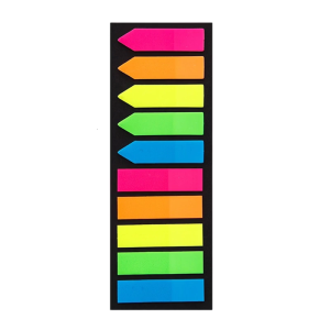 100/120Pcs Colored PET Label Adhesive Notes Writable Label Repositionable Book Markers for Book Journal Planner Notebook