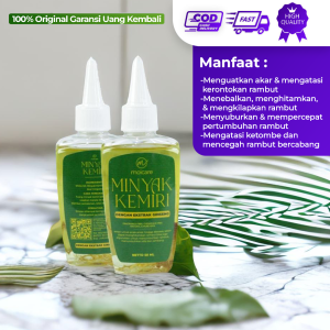 Minyak Kemiri Penyubur Rambut Mencegah Kerontokan & Kebotakan Dengan Ekstrak Ginseng