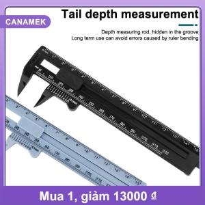【CANAMEK】 0-150mm mini đôi quy mô nhựa Vernier Caliper thước đo calipers đo thước đo công cụ đo lường đồ dùng học tập