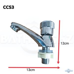 BATHKITCHZ Bathroom Basin Tap Cold Water Basin Faucet Toilet Sink Tap Ceramic Kepala Paip Air