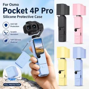 Silicone Protective Case For DJI Osmo Pocket 4P Protector Scratch Cover Accessories Osmo Pocket 4P Camera Anti-Scratch Scratch-Resistant Sleeve Case