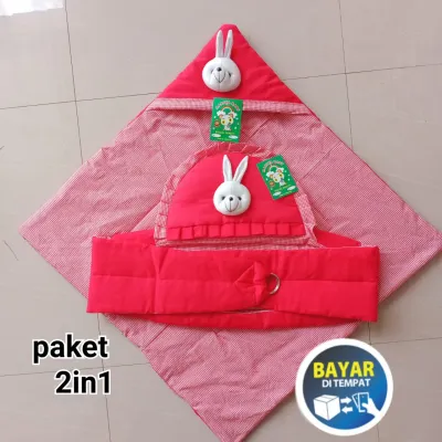 Paket Hemat 2in1 Gendongan Bayi DAN Selimut bayi