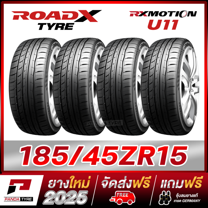 R13-ROADX 185/45R15 ยางรถยนต์ขอบ15 รุ่น RX MOTION U11 - 4 เส้น (ยางใหม่ ...