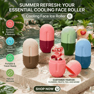 Silicone Ice Roller Face Massager Lifting Contouring Ice Cube Trays Ice Balls Facial Care Tools Reduce Acne
