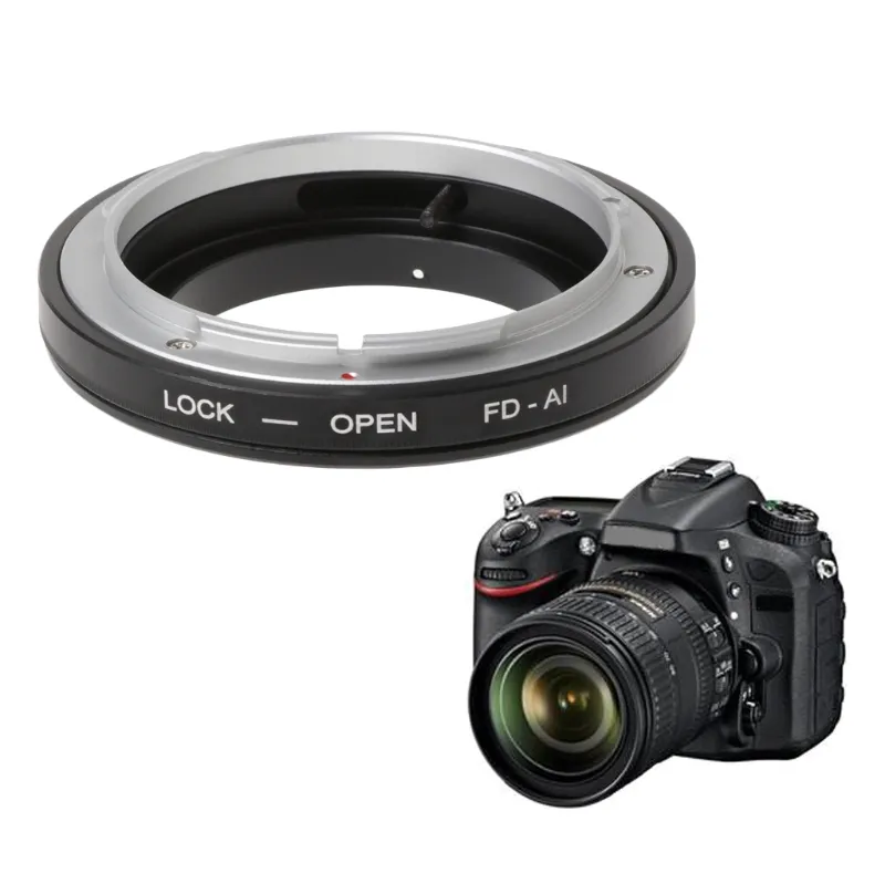 FD-AI Mount Adapter Ring For Canon FD Lens to Nikon F D7100/ D600