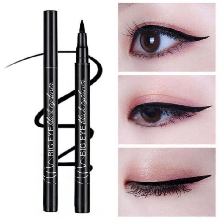 Black Eyeliner big eye Soft Head Liquid Eyeliner Waterproof And