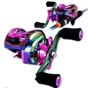 Sougayilang Alat Gulungan Pancing Baitcasting Reel 7.2:1 Rasio Gear Koil Pancing Seret 8 KG Reel Aluminium Air Tawar