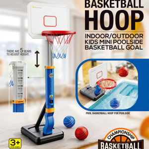 Childrens Adjustable Basketball Stand Set Indoor Outdoor Basketball Rack Movable Shooting Frame Home Sports