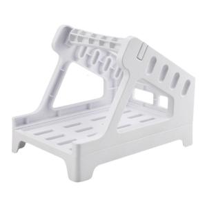 Adjustable 4x6 Label Stand Thermal Label Holder for Desktop Printers Smooth Feeding Roll and Fanfold Labels Organizers