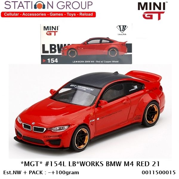 MINI GT #154L LIBERTY WORKS BMW M4 RED 1-64 - DIECAST | Lazada