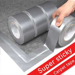 LAKBAN SELOTIP KARPET 10M MULTIFUNGSI SUPER KUAT ANTI AIR STICKY CLOTH FLOOR DUCT TAPE
