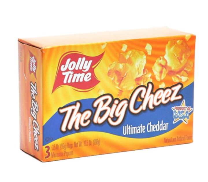 Jolly Time the Big Cheez Cheddar Cheese Microwave Popcorn Boxes Lazada PH