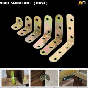 Siku Rak Versing / Plat Siku L Besi 4x4cm