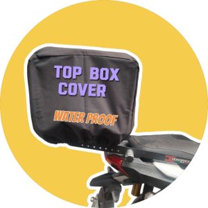 Waterproof Top Box Cover With Reflective Design