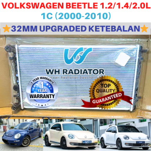 VOLKSWAGEN BEETLE 1.2L/1.4L/2.0L (2001-2010)(32MM)UPGRADED SIZE TOP QUALITY Radiator Tangki Air