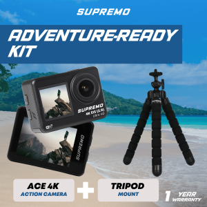 Bundle 5 Supremo Ace 4K Dual Display + Tripod