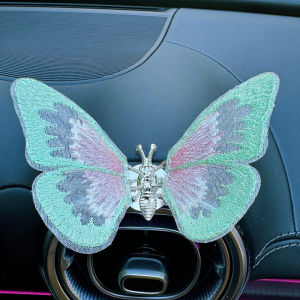 ตกแต่งผีเสื้อน่ารักสามมิติ ย้ายรถได้ เครื่องประดับรถยนต์ อุปกรณ์ตกแต่งภายในรถยนต์
