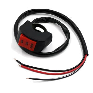 2PCS Mini Motorcycle Driving Lights White+Yellow Pair With Free three types Switch Motor Spotlight Super Bright