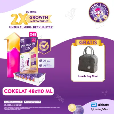 PediaSure Go Cokelat (1-10th) 48x110ml [Karton]