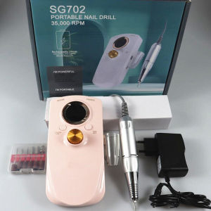 JOSLOVE 35000RPM Nail Drill Machine Set Sale USB Charging Polisher with 6 Grinding Heads Nail Grinder For Nails Nails Set Kit Complete