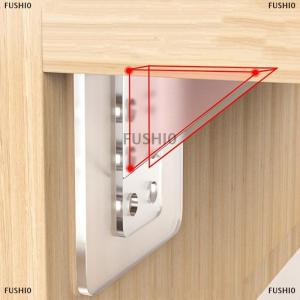 [COD] FUSHI0 2pcs dính Kệ hỗ trợ chốt cho nhà bếp phòng ngủ tủ quần áo Tủ Kệ hỗ trợ Clip tường Hanger Sticker Bracket chủ