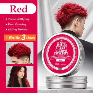 Best Seller TEMPORARY HAIR COLOR WAX | Gentle on Hair | No Harsh Bleach Needed | Visible Color Effect | Light Hold for Styling | Matte Finish Natural Look | Easy to Wash Out | Non-Sticky Feel | Rinses Out Fast | Long-Lasting All-Day Hold | Washable Wax.