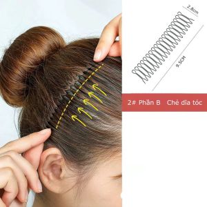 Kẹp Tóc Không Đường May Vô Hình Lưng Cố Định Tóc Gãy Đơn Giản Cho Nữ GA625