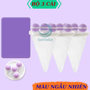 Túi lọc rác máy giặt hình phễu kèm quả bóng -Lưới lọc rác – lông – sợi vải máy giặt -Dụng cụ lọc cặn bẩn quần áo khi giặt