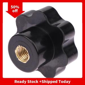 🔥🔥🔥pheebss M5 M6 M8 M10 M12 M16 Plum Bakelite Hand Tighten Nuts Handle Thread Star Mechanical Black Thumb Nuts Clamping Knob Manual Nuts