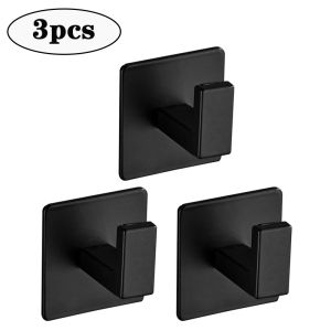 【Super low price】1/6Pcs Strong Self-Adhesive Wall Hooks Keys Bag Shower Robe Hanging Holder Clothes Coat Hanger Towel Rack Kitchen Bathroom Hook
