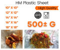 (500g) HM Plastic Sheet/Plastik Keping/Bungkus Tapao/Nasi Lemak/Roti Canai/Food Packing/10X10/12X12/14X14/16X16/18X18. 