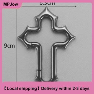 【Local shipping】 Zinc Alloy Bag Charm Trinkets Keychain Cross Carabiner Keychain Camping Hiking Outdoor Climber Waist Pendant Accessories Gift