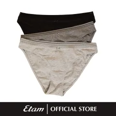 Etam Pack of 3 Plain Hipster Panties - Panty 3 pcs for Women