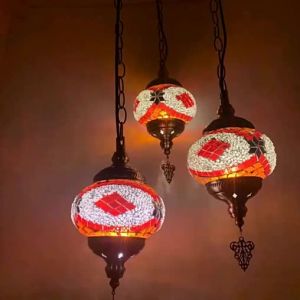New Turkey Retro Creative Handmade Mosaic Lamps Thai Cafe Restaurant Bar Counter Corridor Decoration Small Droplight