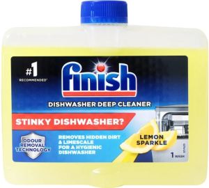 Finish Dishwasher Machine Cleaner (1 Bottle / 4 Tabs)