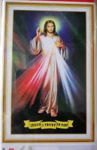 Tranh đính đá Chúa Zesu kích thước lớn (về tự đính) DF2636