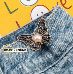 HOME+HOUND  Butterfly Detachable Metal Waist Buttons Metal Pants Button