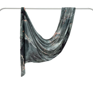 Jifang Fashion Print Modal Cotton Shawl Viral Digital Marble Printing Cotton Pashmina Shawls Muslim Hijab FX09