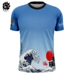 WAVE JAPANESE FULL SUBLIMATIOn T-SHIRT