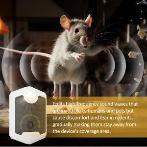Cross-Border Mouse Repellent Hot Sale Ultrasonic Mouse Expeller Insect Killer Household Animal Repellent