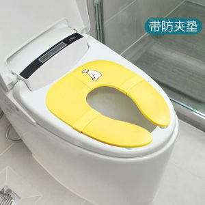 [SG Stock] Portable Potty Training Seat For Kids Toddler Potties Trainer urinal Cartoon bear good for Travel and On-the-go - Yellow Color