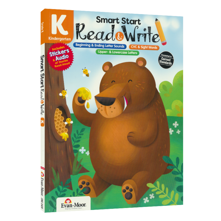 Evan Moore smart start read & write reading and writing kindergarten ...