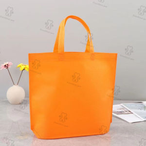 Sando Eco Bag Plain Reusable Shopping Tote Handbag Non-woven Vest Bag Expandable Loop Packaging Plastic Eco Bag