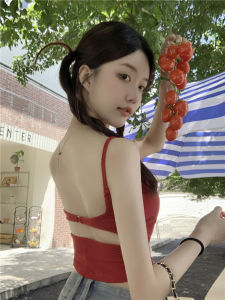 Spice Girl Beauty Back Underwear Integrated Suspender Chest Wrap External Wear With Chest Pad Gathering Breathable Large Backless Tube Top Ladies