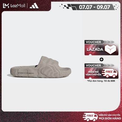 adidas Phong cách sống Dép adilette 22 Unisex Xám HQ4670