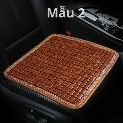 Thảm lót ghế bằng tre trúc cho ghế văn phòng ô tô Có Hạt Bám Dính thoáng mát thoải mái 45x45cm